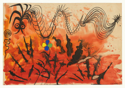 Alexander Calder - Bugs and Flower, 1953